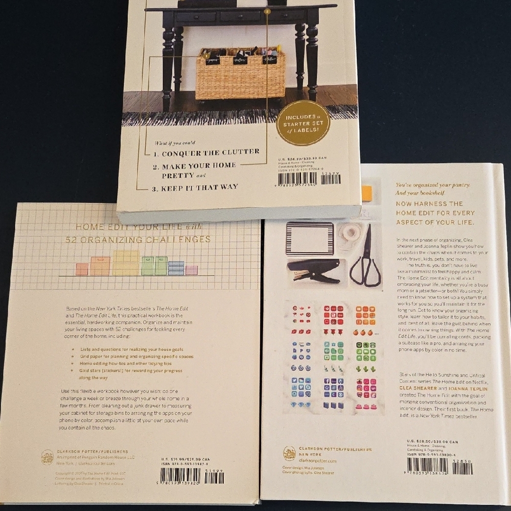 Never Opened- The Home Edit Storage and Organization Books - Multicolor - Picture 5 of 5